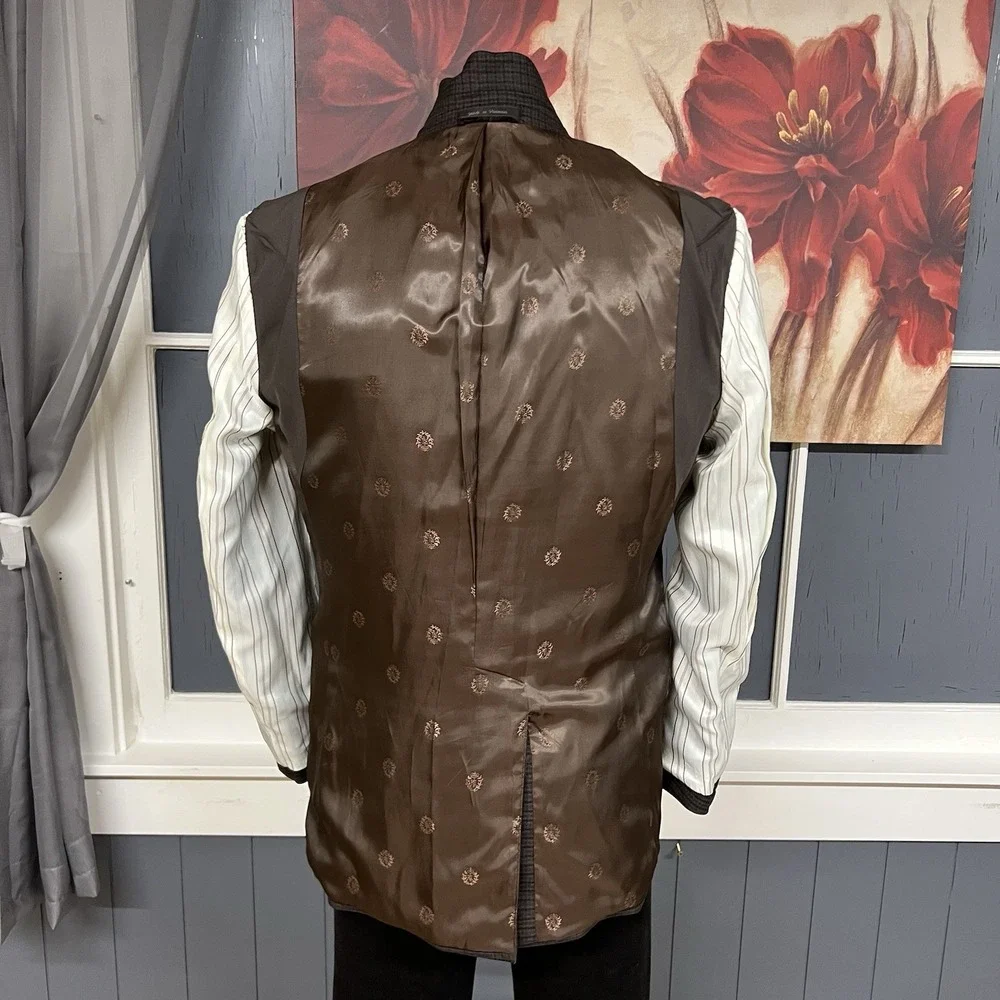 Lauren Ralph Lauren Blazer Sport Jacket Mens 42L Long Polyester Blend‎ Stretch - Picture 10 of 11